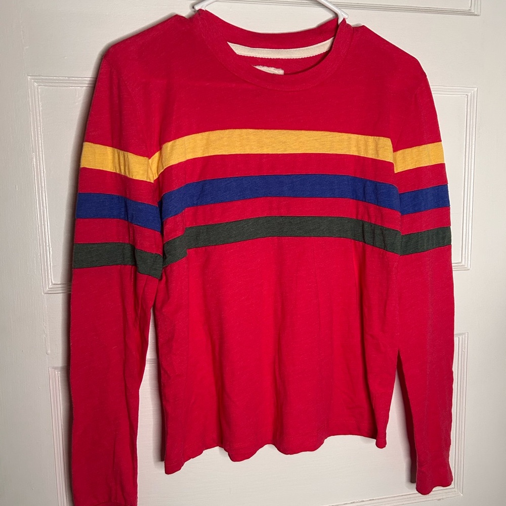 Colorful Striped Long Sleeve Tee